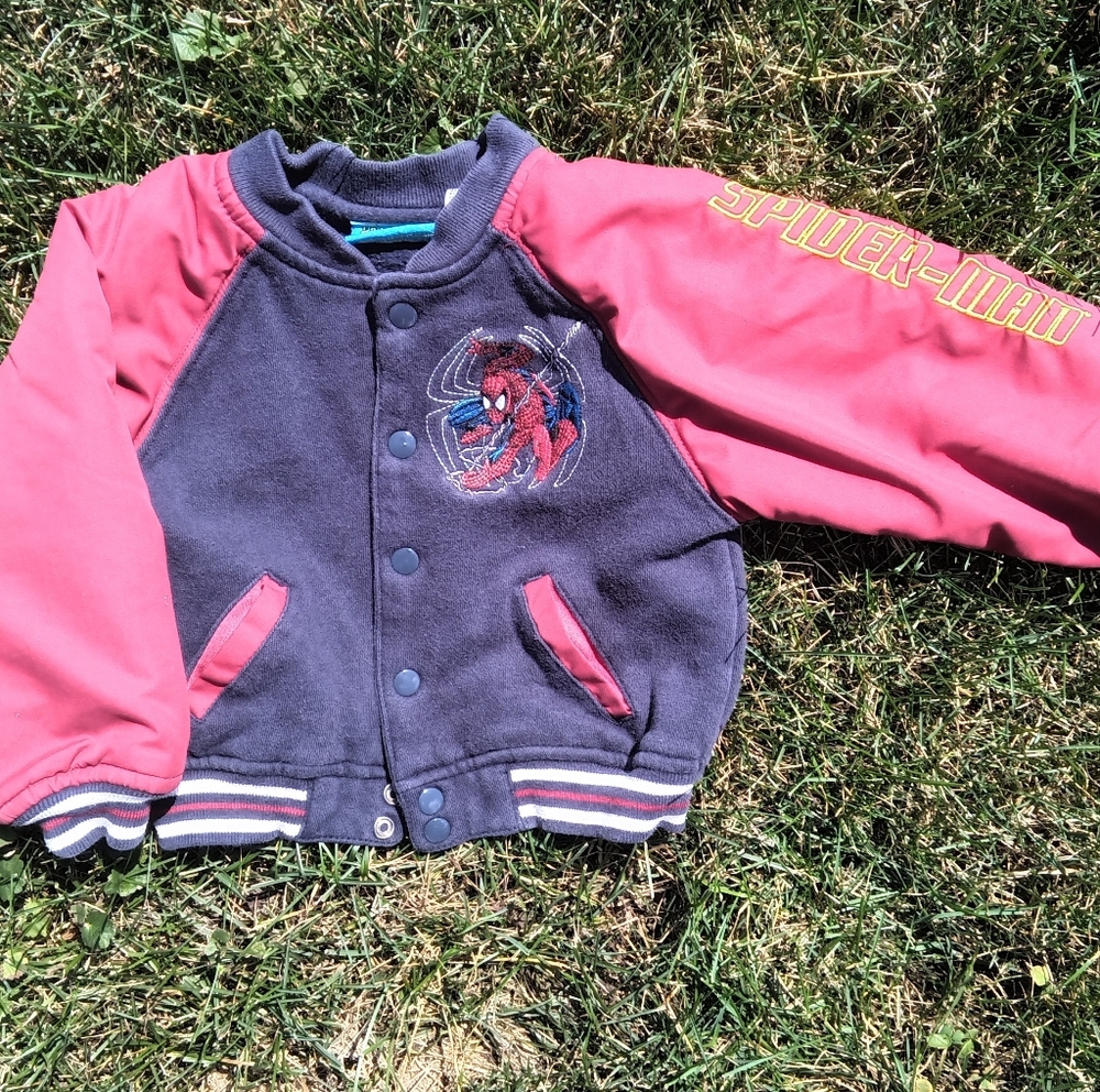Vintage Y2K The Amazing Spider-Man Toddler Jacket. 24 months